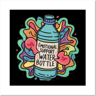 Colorful Emotional Support Water Posters and Art